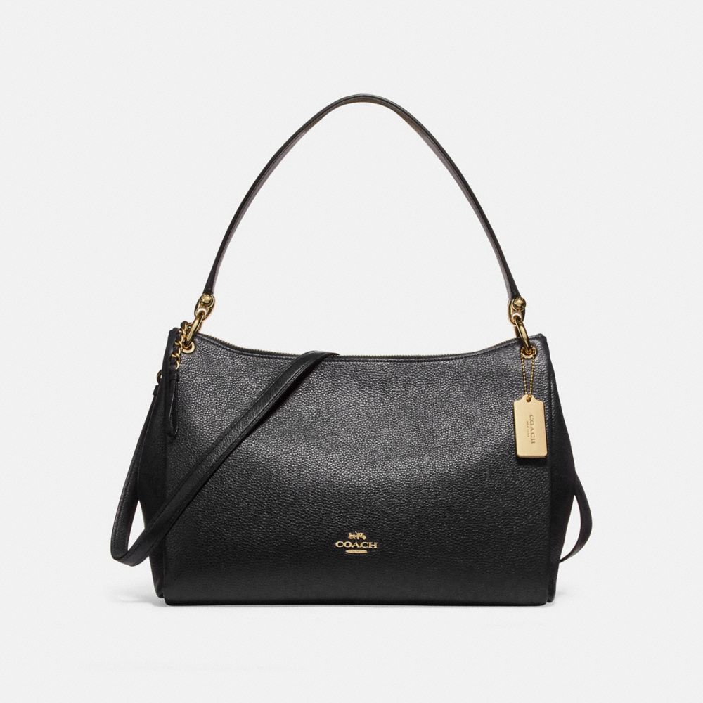 COACH F28966 - MIA SHOULDER BAG - BLACK/IMITATION GOLD | COACH CLEARANCE