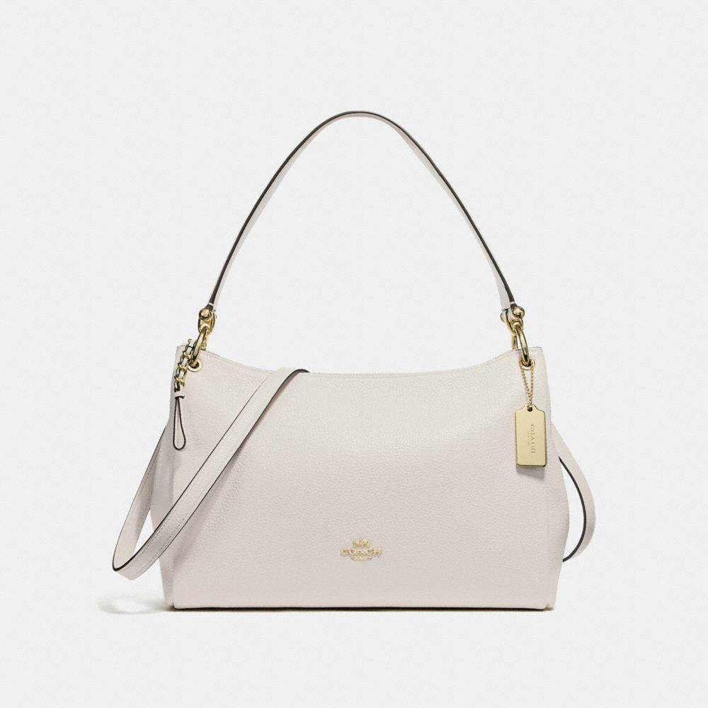 COACH F28966 Mia Shoulder Bag CHALK/IMITATION GOLD