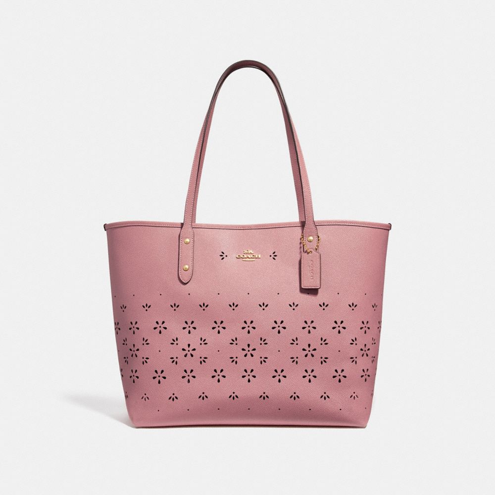 COACH F28973 CITY TOTE VINTAGE-PINK/IMITATION-GOLD