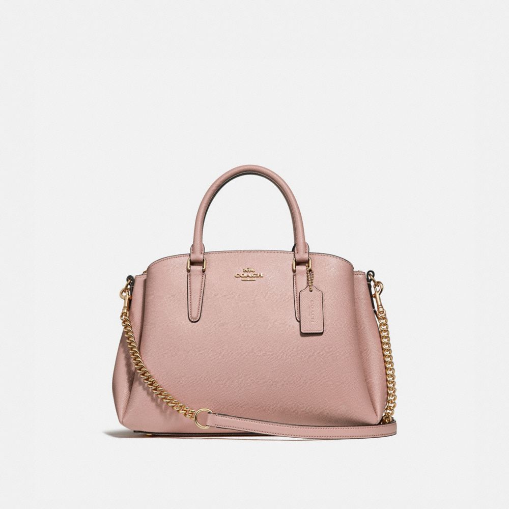 COACH f28976 SAGE CARRYALL nude pink/imitation gold