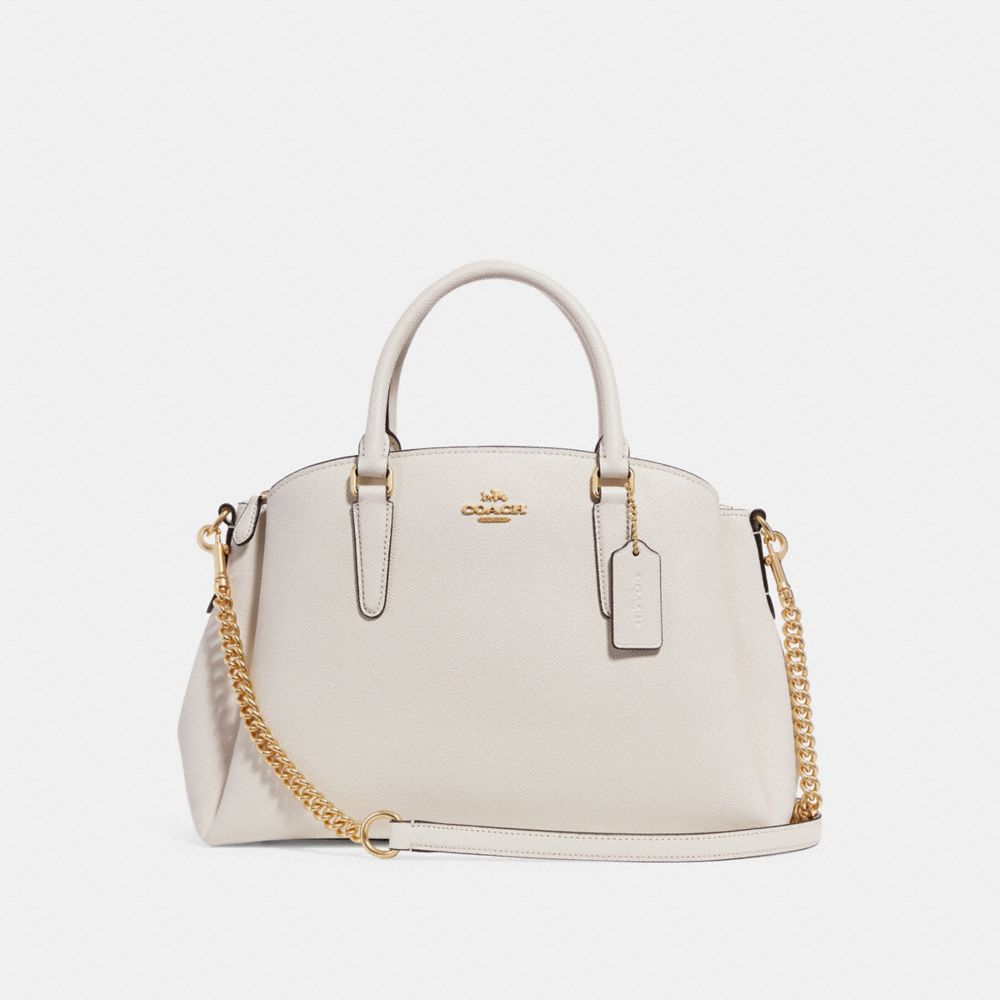 COACH F28976 SAGE CARRYALL CHALK IMITATION GOLD COACH HANDBAGS