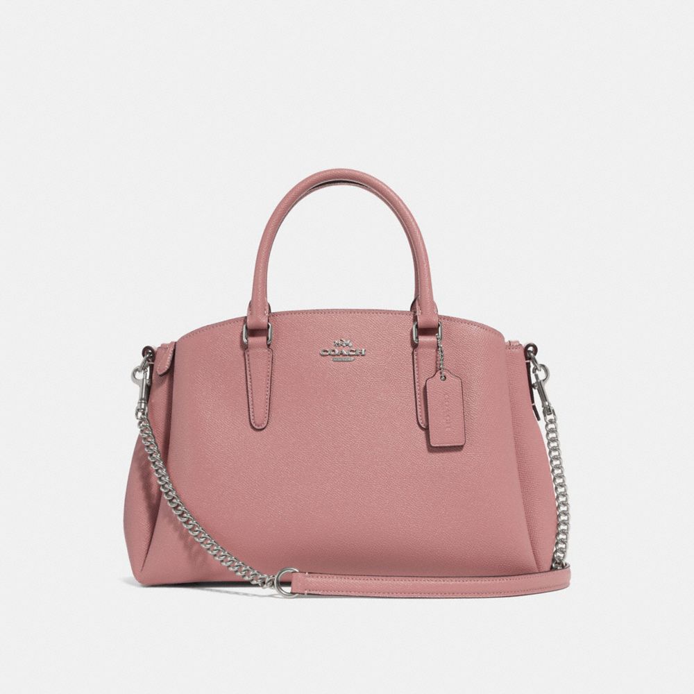 COACH F28976 - SAGE CARRYALL - DUSTY ROSE/SILVER | COACH DEALS