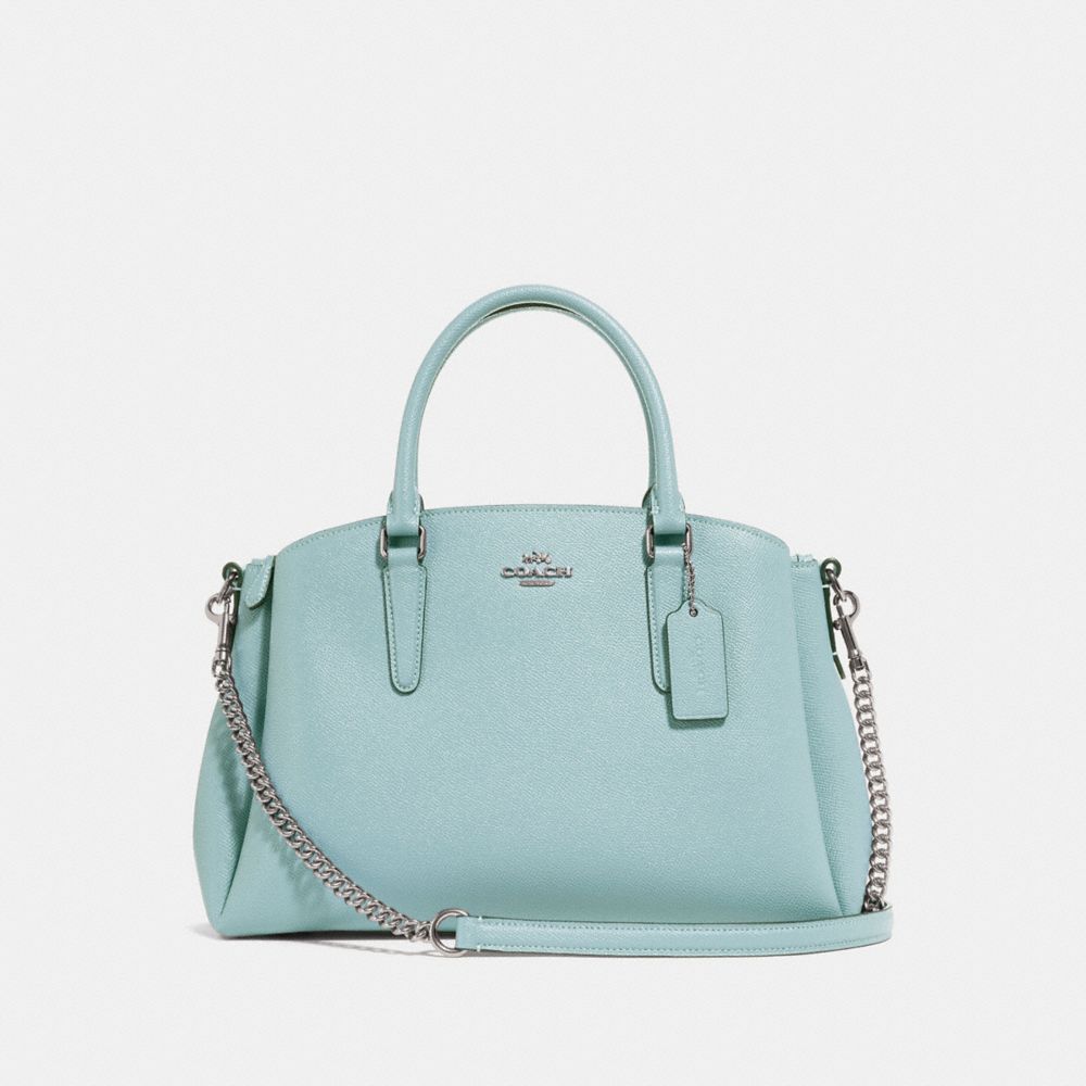 COACH F28976 - SAGE CARRYALL SEAFOAM/SILVER