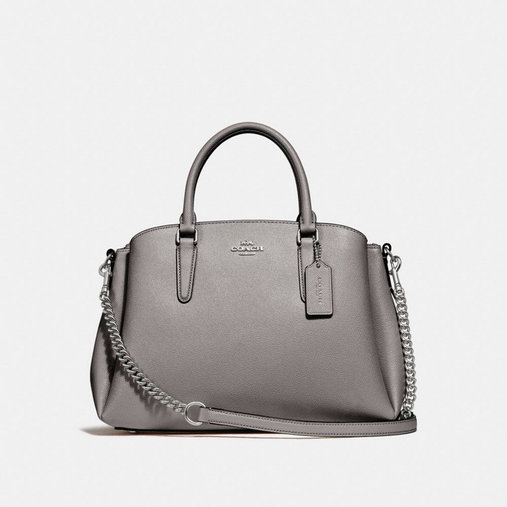 COACH SAGE CARRYALL - HEATHER GREY/SILVER - F28976