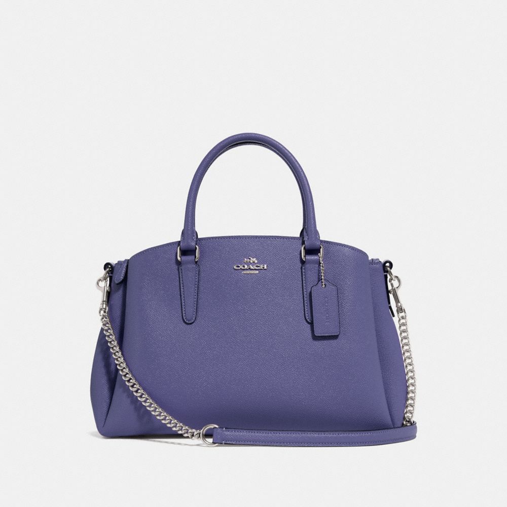 purple coach handbag