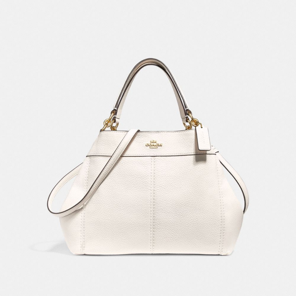 SMALL LEXY SHOULDER BAG - f28992 - CHALK/LIGHT GOLD