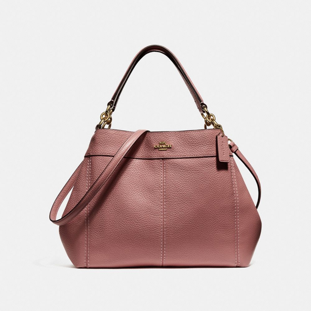 SMALL LEXY SHOULDER BAG - VINTAGE PINK/IMITATION GOLD - COACH F28992