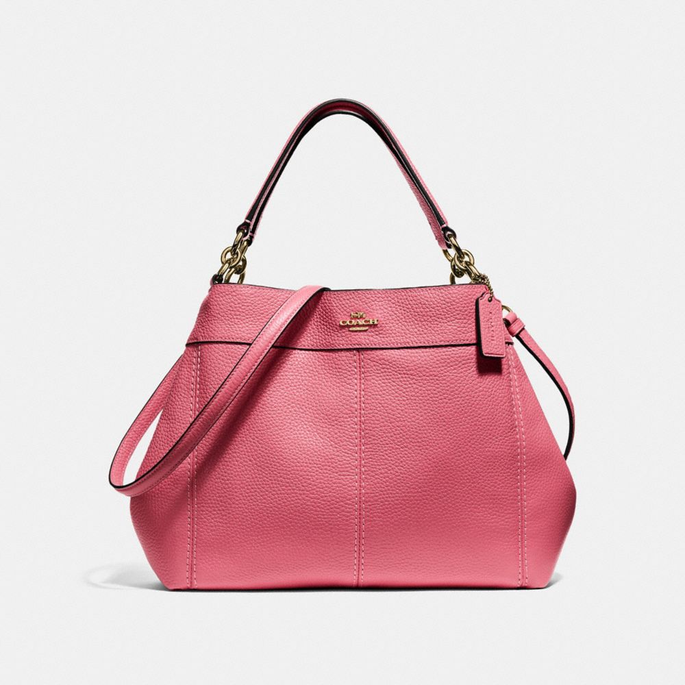 COACH SMALL LEXY SHOULDER BAG - PEONY/LIGHT GOLD - F28992