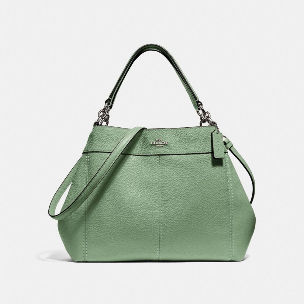 COACH SMALL LEXY SHOULDER BAG - CLOVER/SILVER - F28992