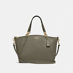 COACH F28993 Small Kelsey Satchel MILITARY GREEN/GOLD