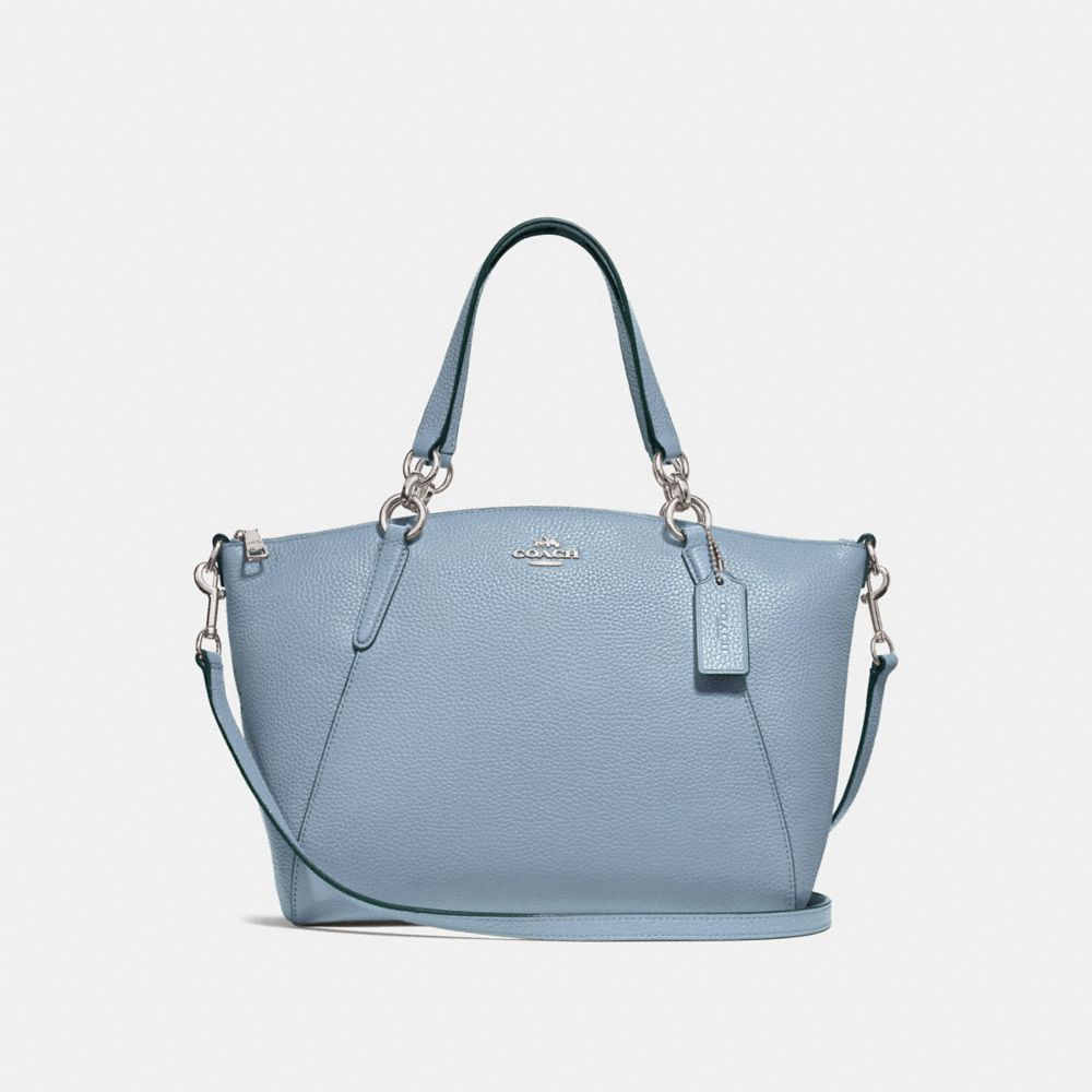 SMALL KELSEY SATCHEL - CORNFLOWER/SILVER - COACH F28993