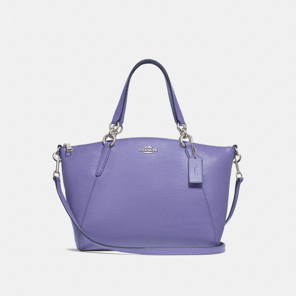 SMALL KELSEY SATCHEL - F28993 - LIGHT PURPLE/SILVER