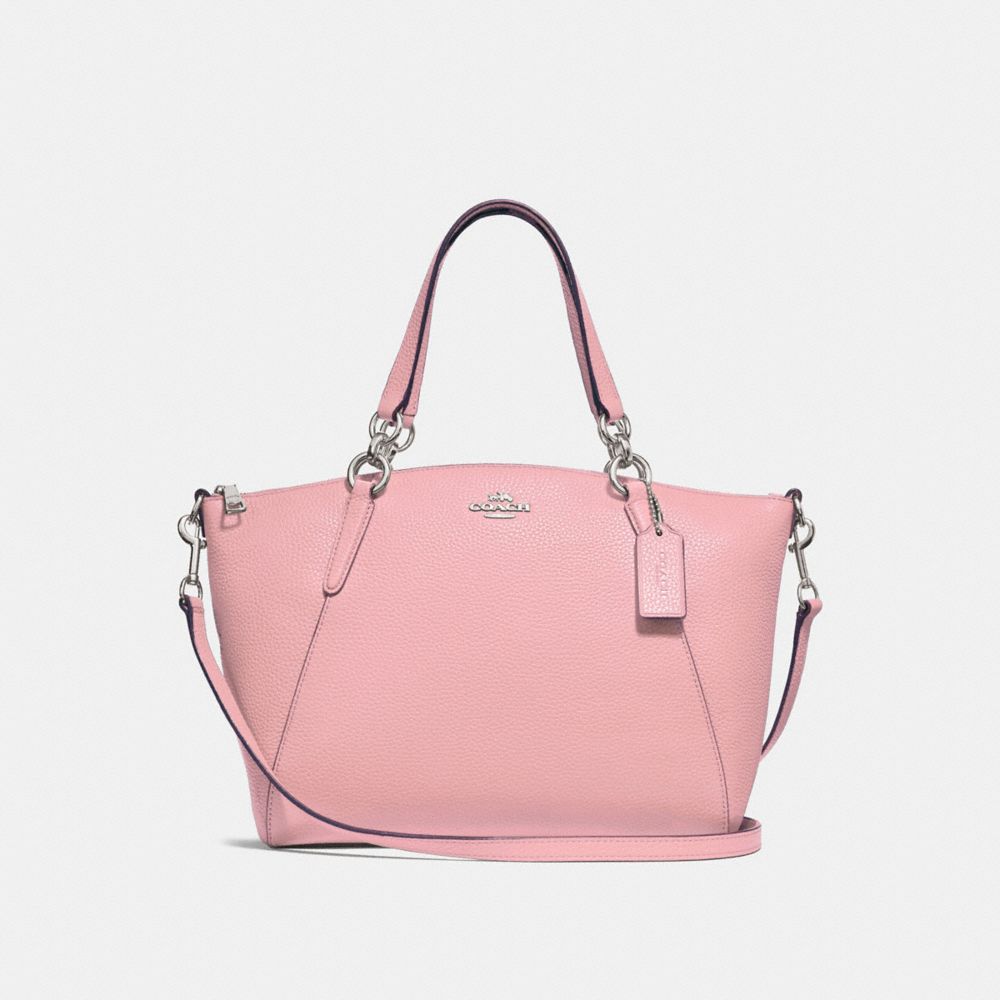 SMALL KELSEY SATCHEL - F28993 - CARNATION/SILVER