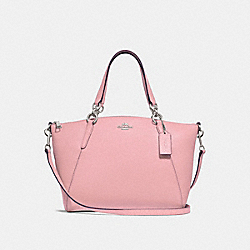 SMALL KELSEY SATCHEL - F28993 - CARNATION/SILVER