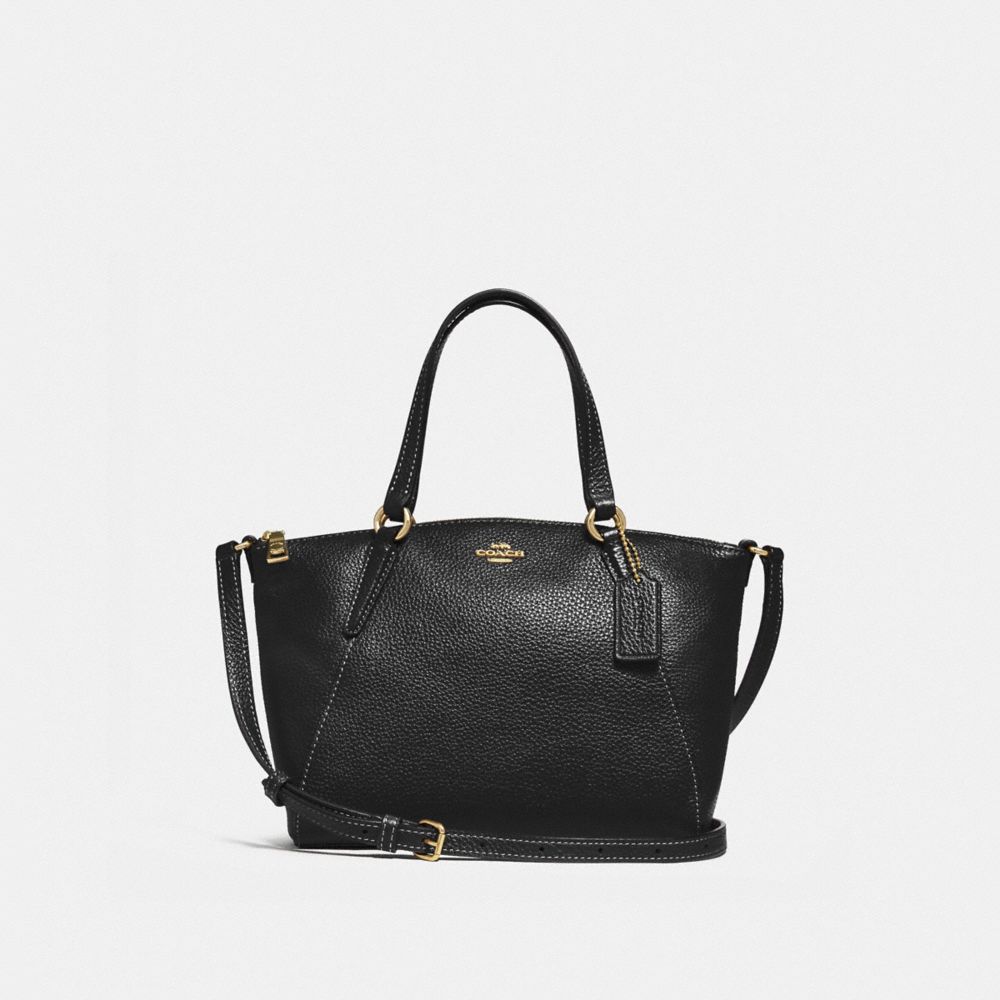 MINI KELSEY SATCHEL - COACH f28994 - BLACK/IMITATION GOLD