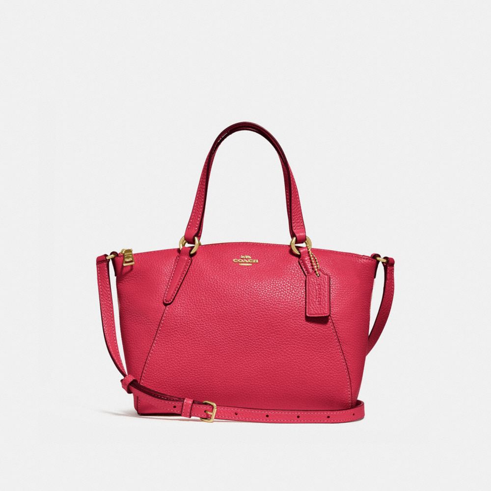 MINI KELSEY SATCHEL - TRUE RED/LIGHT GOLD - COACH F28994