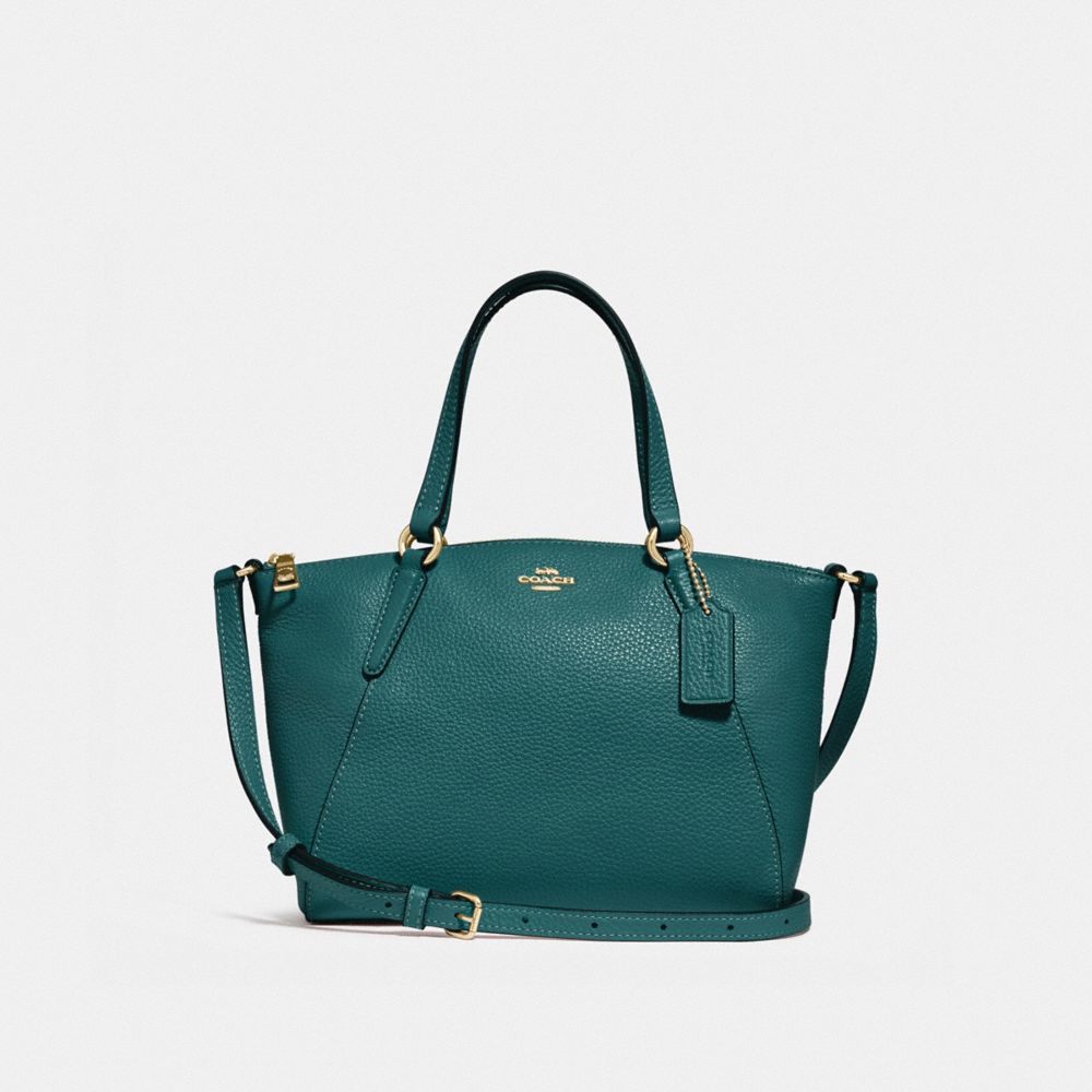 COACH F28994 MINI KELSEY SATCHEL DARK-TURQUOISE/LIGHT-GOLD