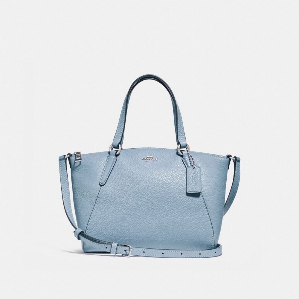 COACH MINI KELSEY SATCHEL - CORNFLOWER/SILVER - F28994