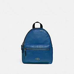 COACH F28995 Mini Charlie Backpack SILVER/ATLANTIC