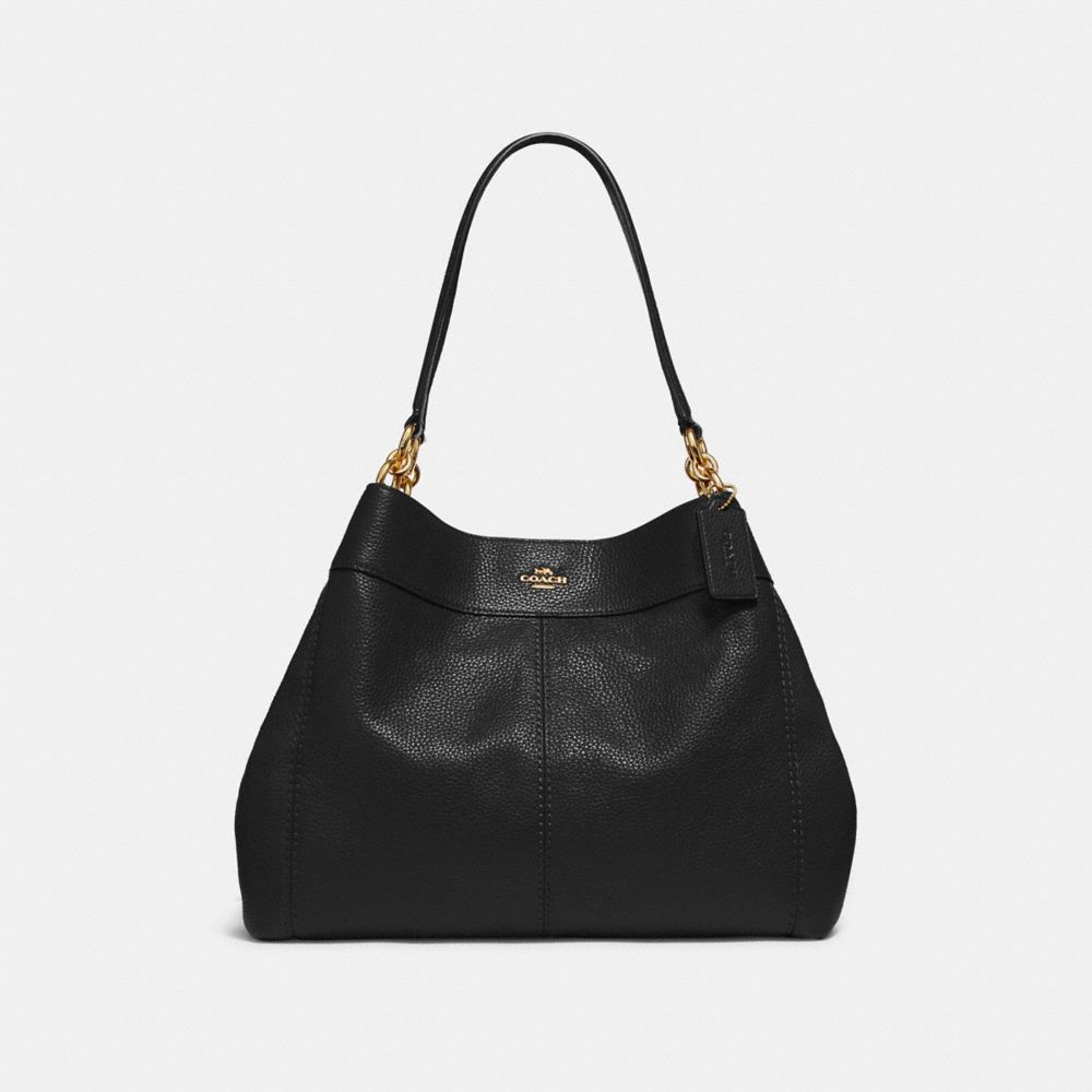 COACH F28997 LEXY SHOULDER BAG BLACK/LIGHT GOLD