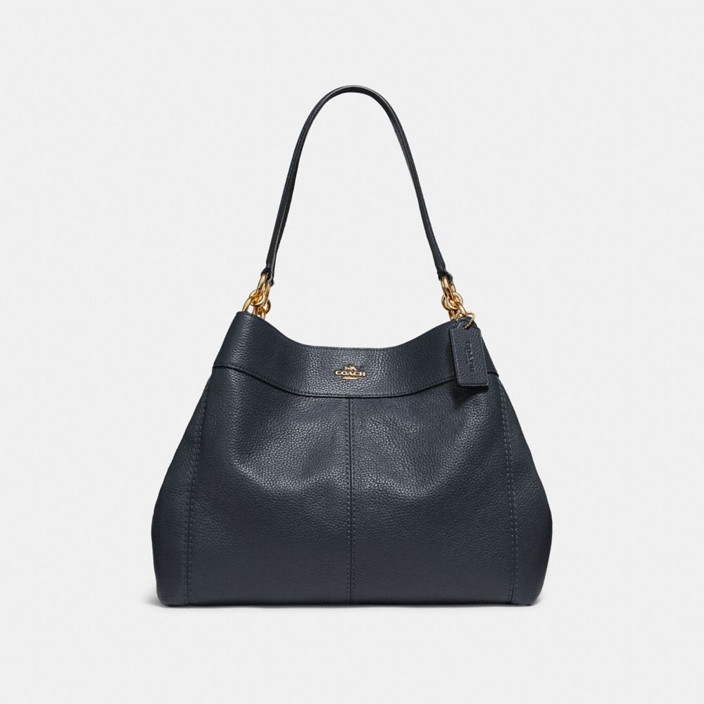 COACH LEXY SHOULDER BAG - MIDNIGHT/IMITATION GOLD - f28997