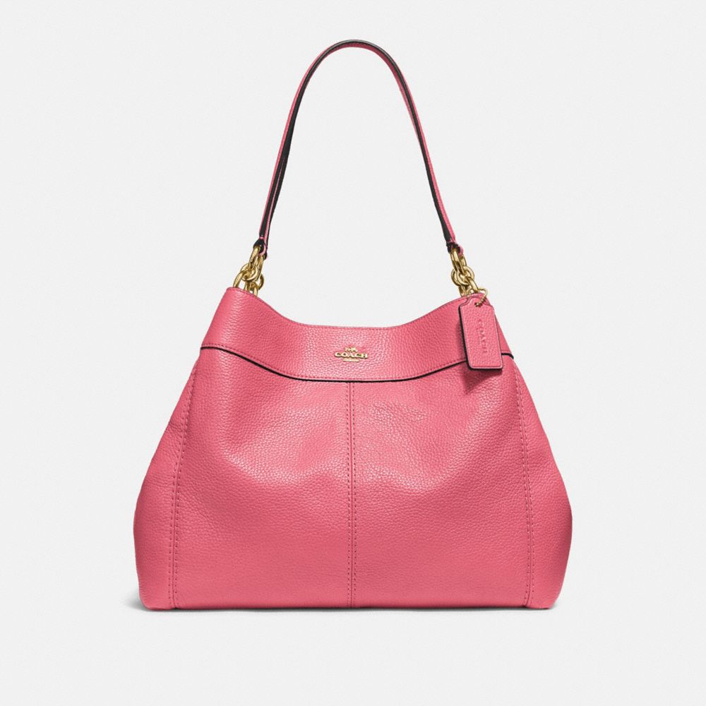 COACH F28997 Lexy Shoulder Bag PEONY/LIGHT GOLD