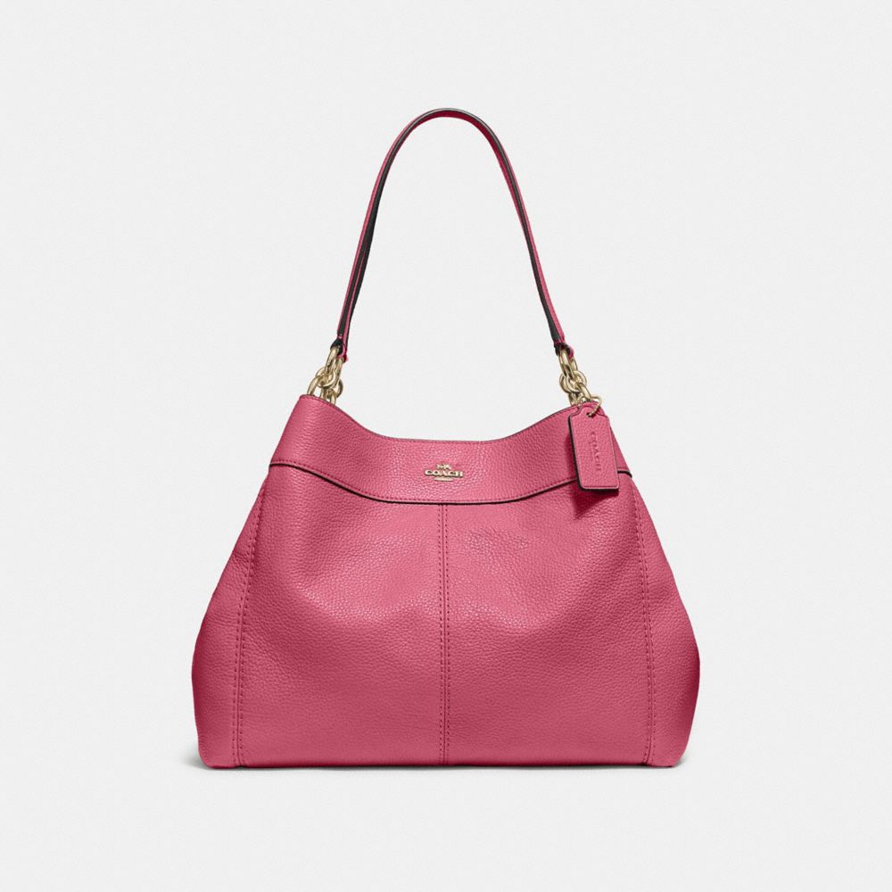 COACH LEXY SHOULDER BAG - ROUGE/GOLD - F28997