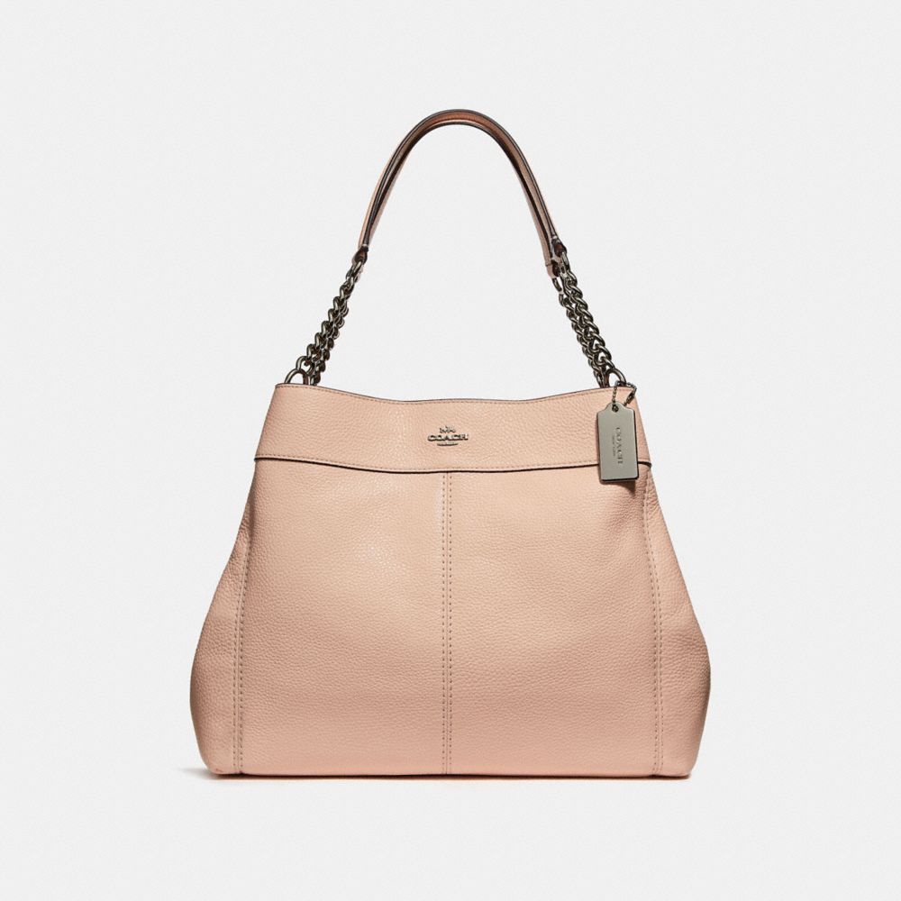 COACH F28998 - LEXY CHAIN SHOULDER BAG SILVER/LIGHT PINK