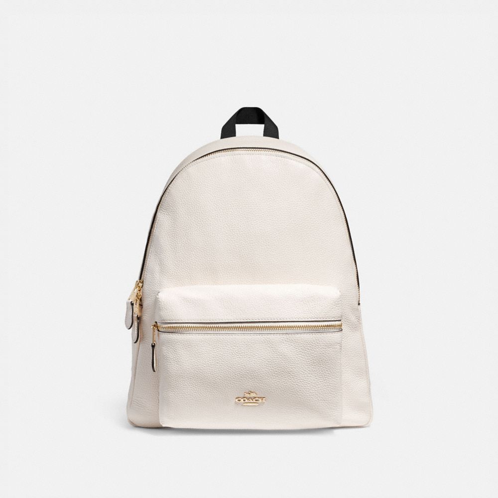 CHARLIE BACKPACK - CHALK/LIGHT GOLD - COACH F29004