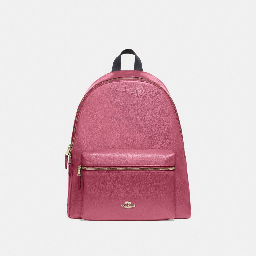 COACH F29004 CHARLIE BACKPACK ROUGE/GOLD