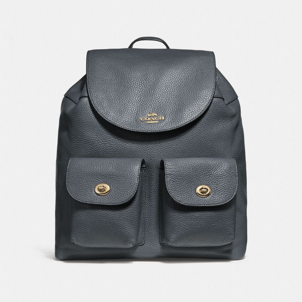 COACH F29008 Billie Backpack MIDNIGHT/IMITATION GOLD