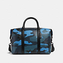 VOYAGER BAG WITH CAMO PRINT - COACH f29049 - DUSK MULTI/BLACK ANTIQUE NICKEL