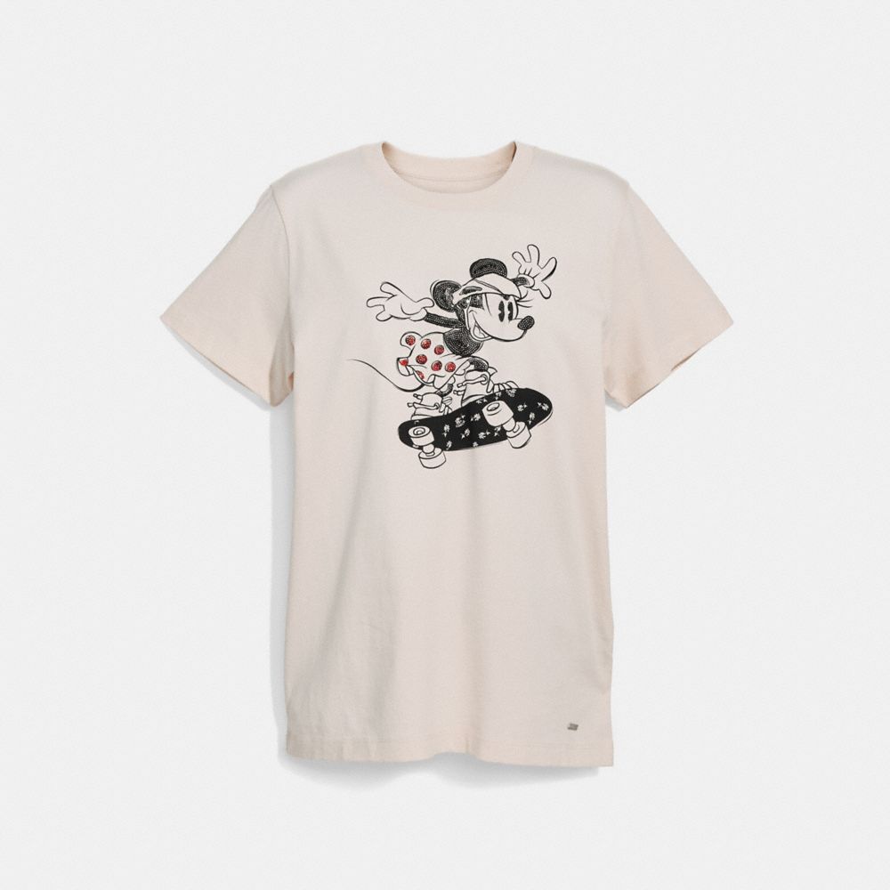 COACH F29070 Minnie Mouse T-shirt CHALK