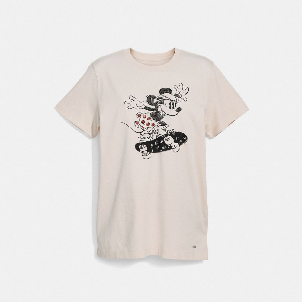 COACH F29070 MINNIE MOUSE T-SHIRT CHALK