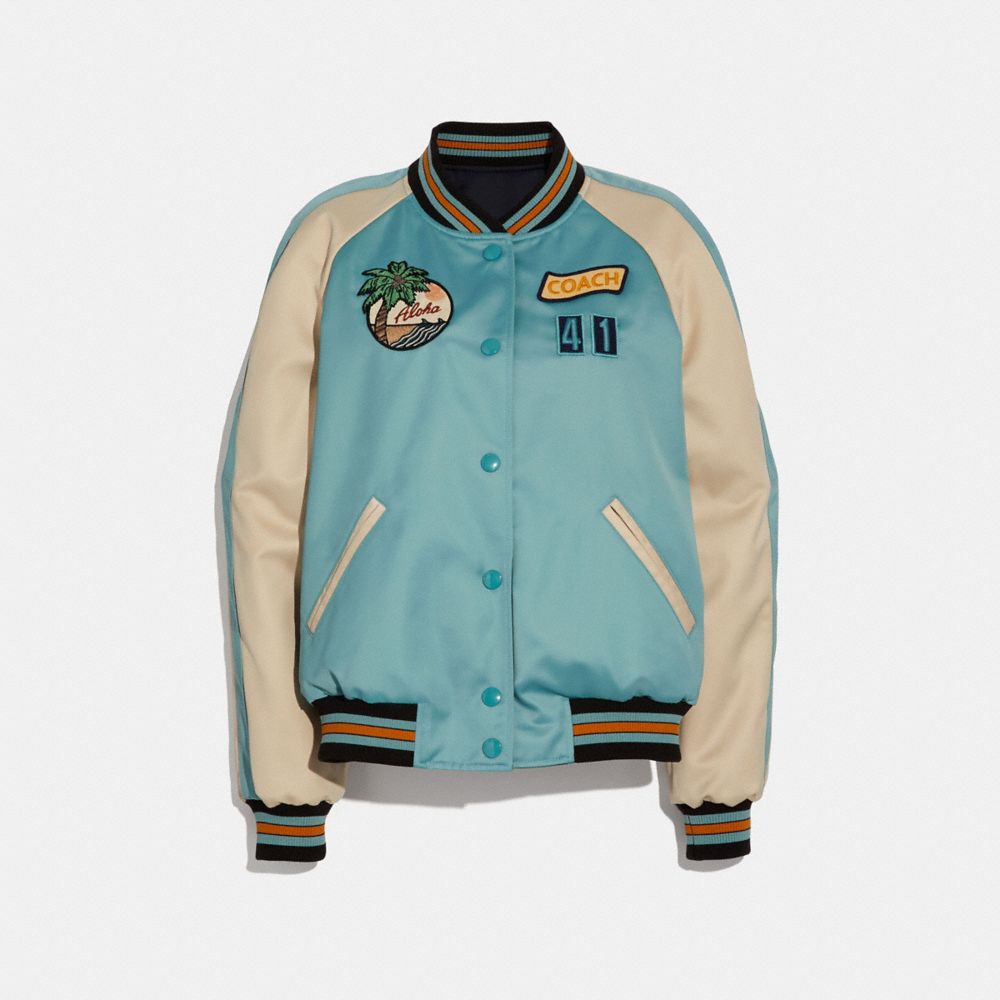 SCENIC REVERSIBLE SOUVENIR JACKET - SURF - COACH F29073