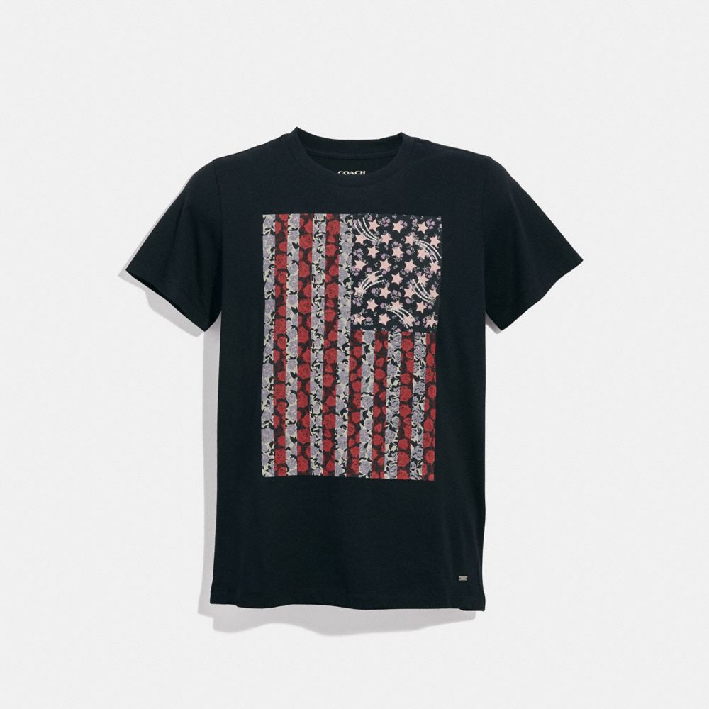 COACH AMERICANA T-SHIRT - BLACK - F29076