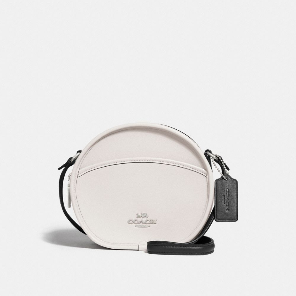 COACH f29116 CANTEEN CROSSBODY IN COLORBLOCK CHALK MULTI/SILVER