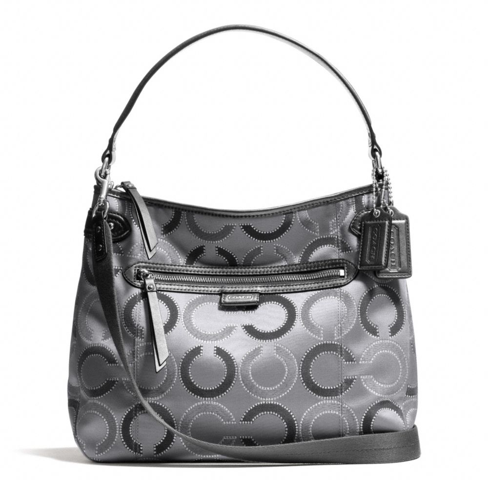 DAISY DOT OUTLINE CONVERTIBLE HOBO - f29124 - F29124SVGE