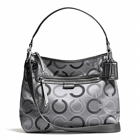 COACH F29124 DAISY DOT OUTLINE CONVERTIBLE HOBO ONE-COLOR
