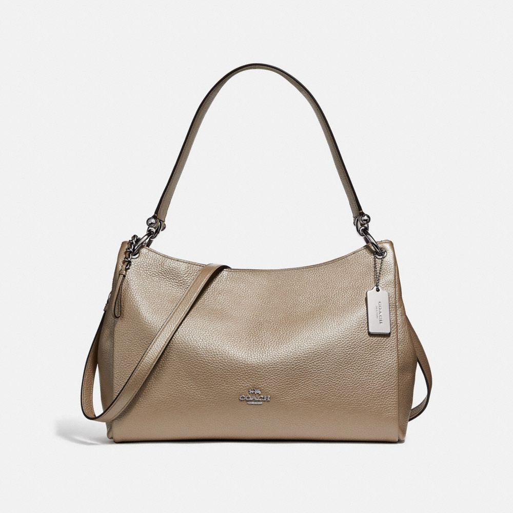 coach pebble leather mia shoulder bag