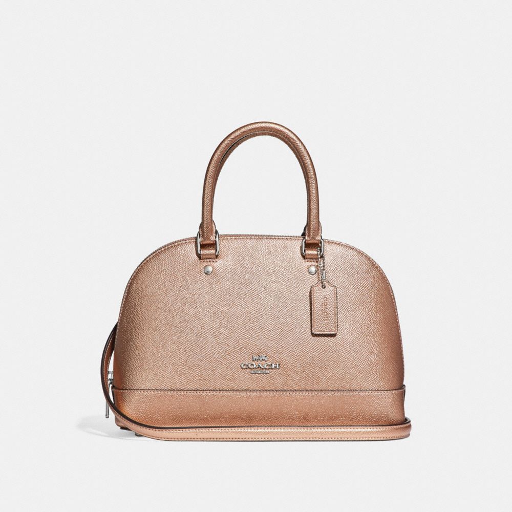 MINI SIERRA SATCHEL - COACH f29170 - ROSE GOLD/SILVER