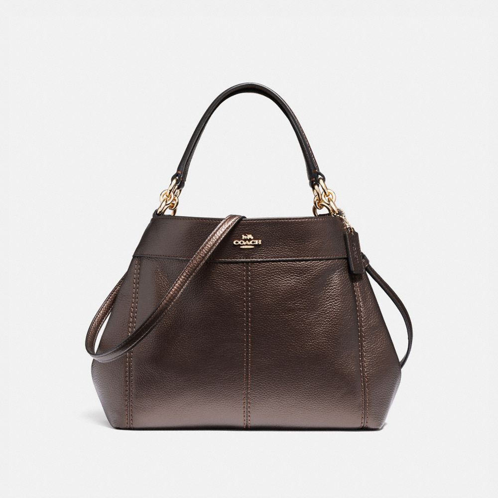 SMALL LEXY SHOULDER BAG - BRONZE/LIGHT GOLD - COACH F29174