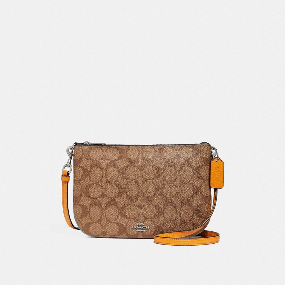 COACH TRANSFORMABLE CROSSBODY IN COLORBLOCK SIGNATURE CANVAS - SVE7V - F29207