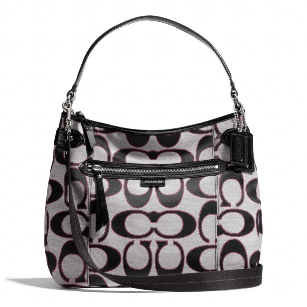 DAISY OUTLINE SIGNATURE COVERTIBLE HOBO COACH F29303