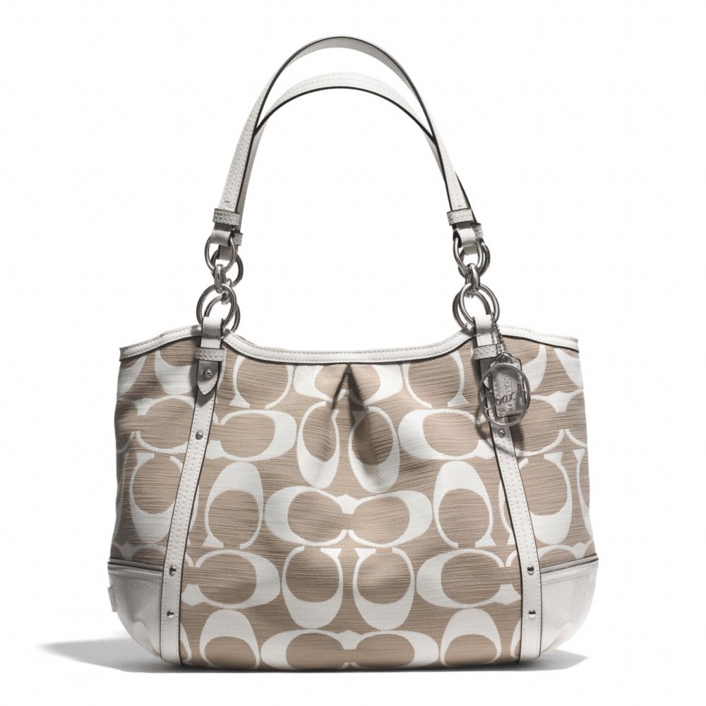 COACH F29321 ALEXANDRA CHAIN SHANTUNG TOTE ONE-COLOR