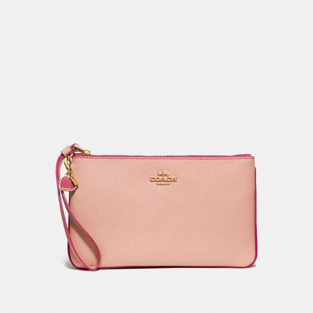 LARGE WRISTLET WITH CHARMS - COACH f29398 - nude pink/imitation  gold