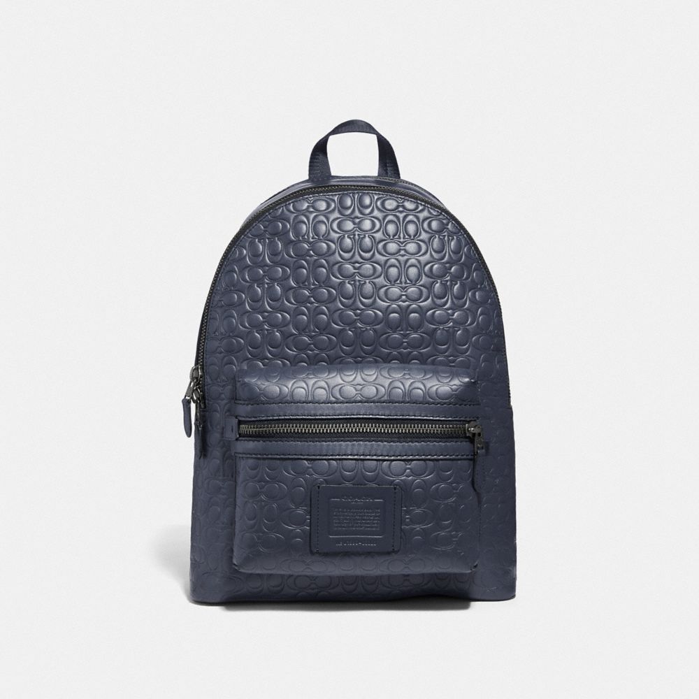 COACH F29493 Academy Backpack In Signature Leather QB/MIDNIGHT NAVY