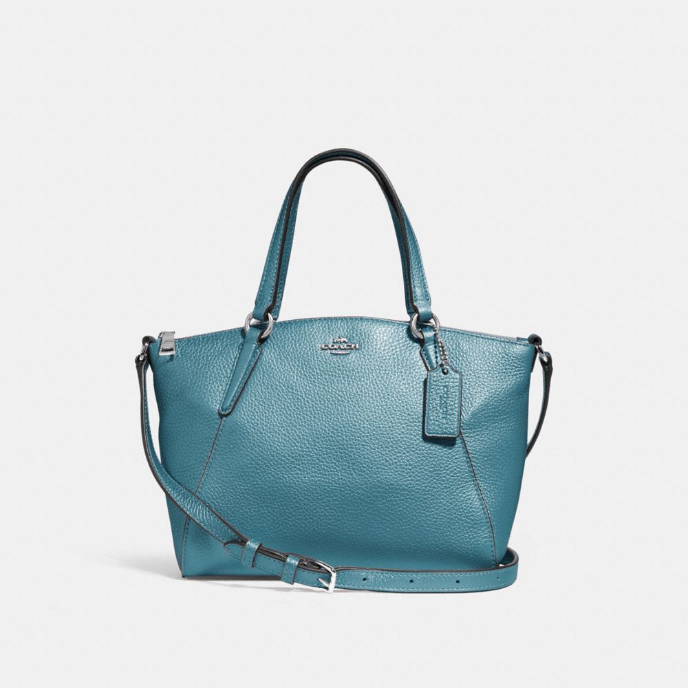 COACH F29639 Mini Kelsey Satchel METALLIC SKY BLUE/SILVER