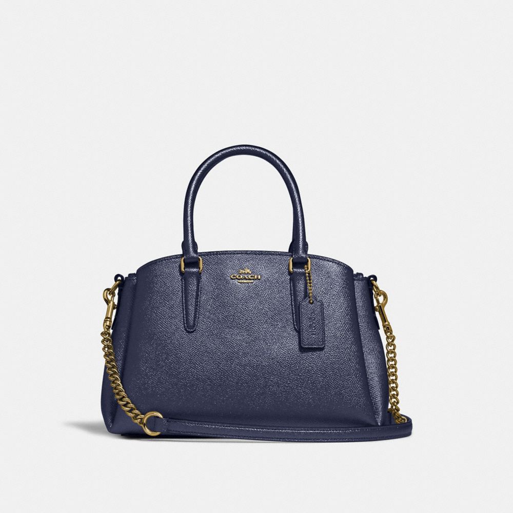 MINI SAGE CARRYALL - F29665 - METALLIC DENIM/LIGHT GOLD