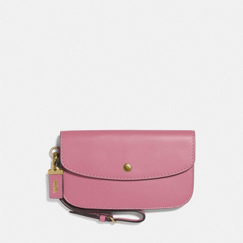 CLUTCH - ROSE/BRASS - COACH F29770